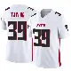 ＃39 Men's Keith Taylor White Limited Atlanta Falcons Vapor F.U.S.E. Jersey