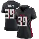 ＃39 Women's Keith Taylor Black Game Atlanta Falcons Alternate Jersey