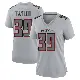 ＃39 Women's Keith Taylor Gray Game Atlanta Falcons Atmosphere Fashion Jersey