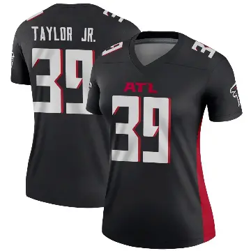 ＃39 Women's Keith Taylor Jr. Black Legend Atlanta Falcons Jersey
