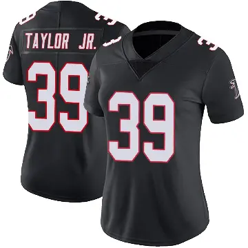 ＃39 Women's Keith Taylor Jr. Black Limited Atlanta Falcons Vapor Untouchable Jersey