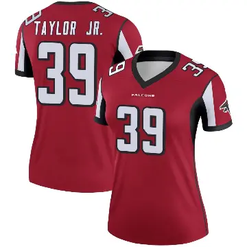 ＃39 Women's Keith Taylor Jr. Red Legend Atlanta Falcons Jersey