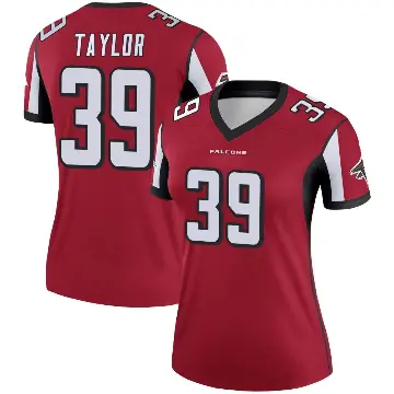 ＃39 Women's Keith Taylor Red Legend Atlanta Falcons Jersey