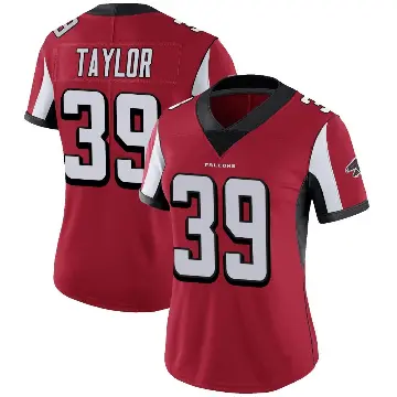 ＃39 Women's Keith Taylor Red Limited Atlanta Falcons Team Color Vapor Untouchable Jersey