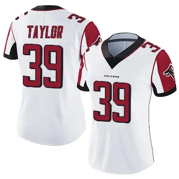 ＃39 Women's Keith Taylor White Limited Atlanta Falcons Vapor Untouchable Jersey