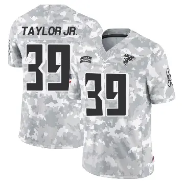 ＃39 Youth Keith Taylor Jr. Arctic Camo Limited Atlanta Falcons 2024 Salute to Service Jersey