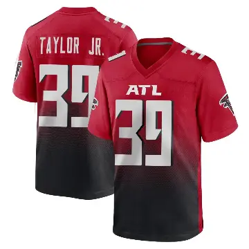 ＃39 Youth Keith Taylor Jr. Red Game Atlanta Falcons 2nd Alternate Jersey