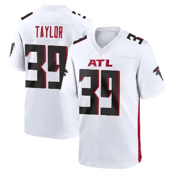 ＃39 Youth Keith Taylor White Game Atlanta Falcons Jersey