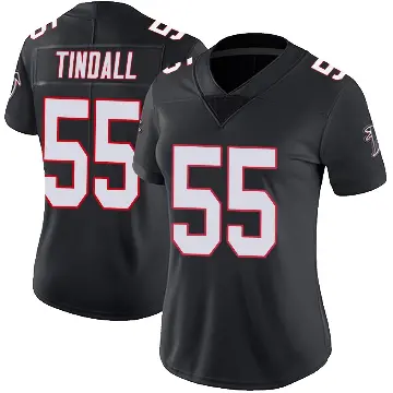 ＃55 Women's Channing Tindall Black Limited Atlanta Falcons Vapor Untouchable Jersey