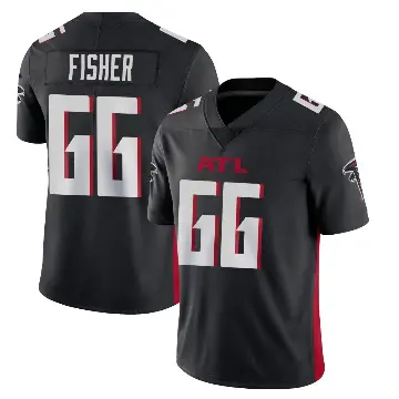 ＃66 Youth Joey Fisher Black Limited Atlanta Falcons Vapor Untouchable Jersey