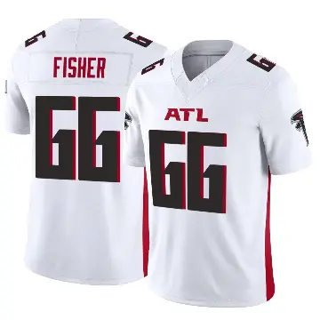 ＃66 Youth Joey Fisher White Limited Atlanta Falcons Vapor F.U.S.E. Jersey