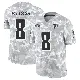 ＃8 Men's Kyle Pitts Sr. Arctic Camo Limited Atlanta Falcons 2024 Salute to Service Jersey