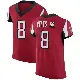 ＃8 Men's Kyle Pitts Sr. Red Elite Atlanta Falcons Team Color Jersey