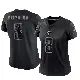 ＃8 Women's Kyle Pitts Sr. Black Limited Atlanta Falcons Reflective Jersey
