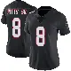 ＃8 Women's Kyle Pitts Sr. Black Limited Atlanta Falcons Vapor Untouchable Jersey