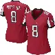 ＃8 Women's Kyle Pitts Sr. Red Game Atlanta Falcons Team Color Jersey