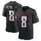 ＃8 Youth Kyle Pitts Sr. Black Game Atlanta Falcons Alternate Jersey