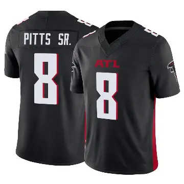 ＃8 Youth Kyle Pitts Sr. Black Limited Atlanta Falcons Vapor F.U.S.E. Jersey