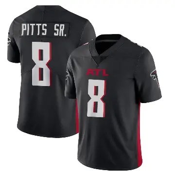 ＃8 Youth Kyle Pitts Sr. Black Limited Atlanta Falcons Vapor Untouchable Jersey