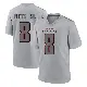 ＃8 Youth Kyle Pitts Sr. Gray Game Atlanta Falcons Atmosphere Fashion Jersey