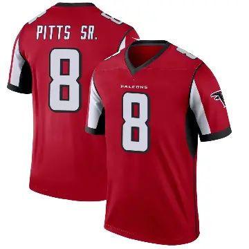 ＃8 Youth Kyle Pitts Sr. Red Legend Atlanta Falcons Jersey