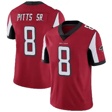 ＃8 Youth Kyle Pitts Sr. Red Limited Atlanta Falcons Team Color Vapor Untouchable Jersey