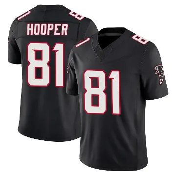＃81 Men's Austin Hooper Black Limited Atlanta Falcons Alternate Throwback Vapor F.U.S.E. Stitched Jersey