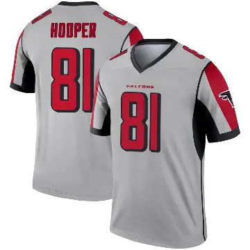 ＃81 Youth Austin Hooper Legend Atlanta Falcons Inverted Silver Jersey