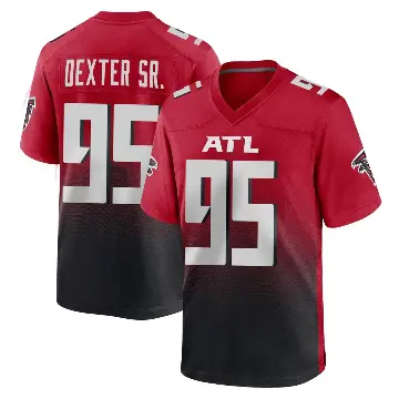 ＃95 Youth Gervon Dexter Sr. Red Game Atlanta Falcons 2nd Alternate Jersey