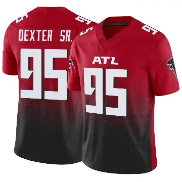 ＃95 Youth Gervon Dexter Sr. Red Limited Atlanta Falcons Vapor F.U.S.E. Jersey