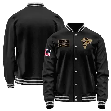 Men's Black Atlanta Falcons Salute to Service Sideline Performance Jacket