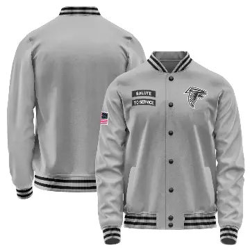 Youth Gray Atlanta Falcons Salute to Service Performance Jacket